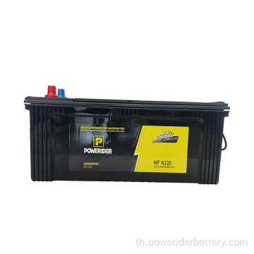 12V 120AH N120 115F51 แบตเตอรี่ตะกั่วกรดเริ่มต้นแบตเตอรี่เริ่มต้น